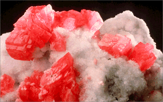 Rhodochrosite crystal